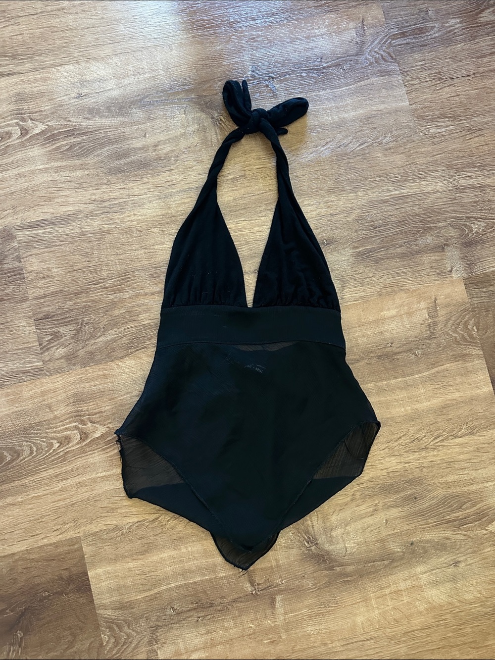 Urban outfitters silence + noise Black Halter Top